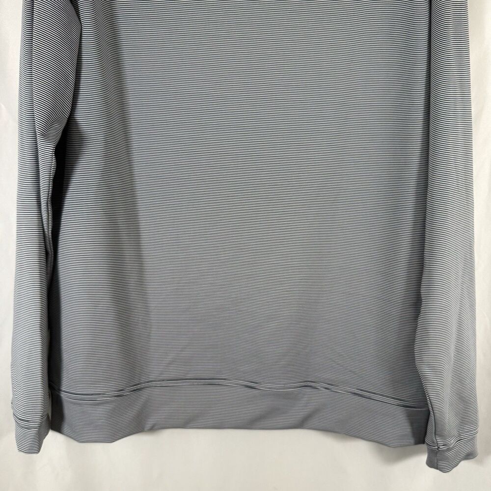 New Peter Millar Kansas City Royals Charity Sweater Men Large White Blue Striped - Picture 11 of 11